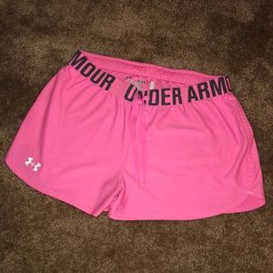 UA play it up shorts